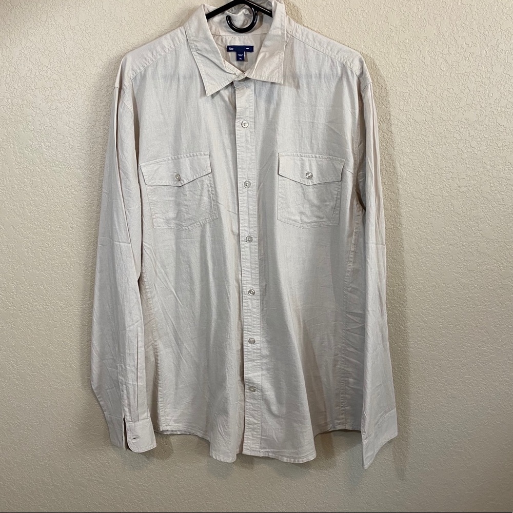 Gap Outlet Button-down Long Sleeve-Shirt - Size XL
